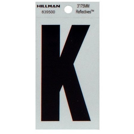 HILLMAN 3" Blk K Thin Adhesive 839500